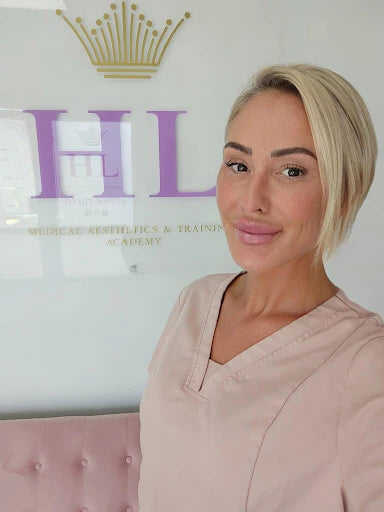 Photograph of Hayley, owner of HL Aesthetics & Training in Darlington