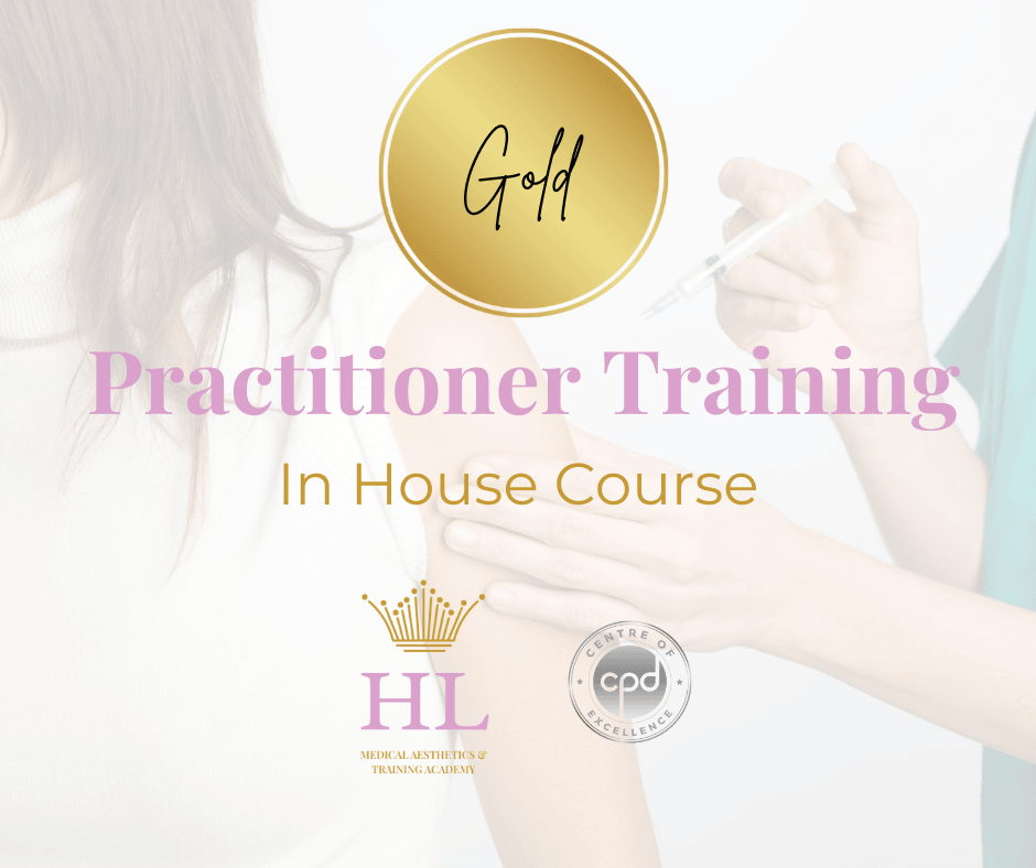 HL Medical Aesthetics in-house aesthetics training course with clinical branding